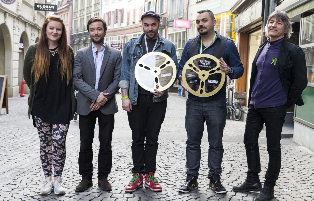 Les 2 gagnants et le jury @Allessandro Dellabella